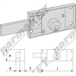 Serrature da applicare CISA 41220-78-2