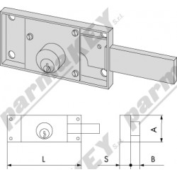 Serrature da applicare CISA 41230-78-1