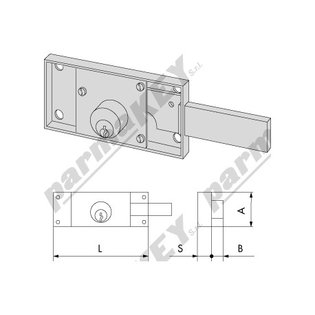 Serrature da applicare CISA 41310-78-1