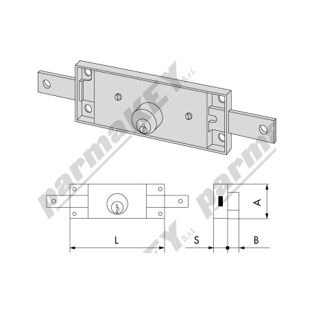 Serrature da applicare CISA 41510-78-0