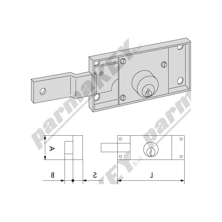 Serrature da applicare CISA 41525-78-2