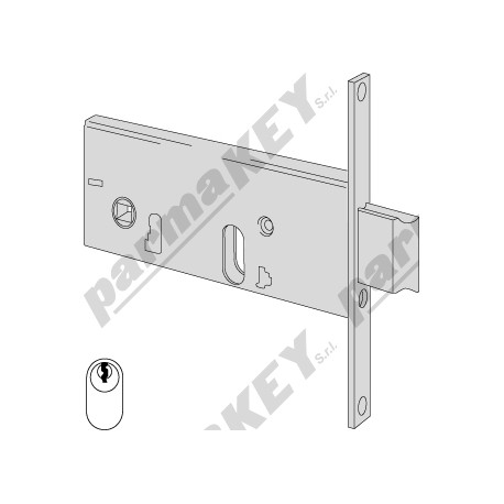 Serrature da infilare CISA 44155-90