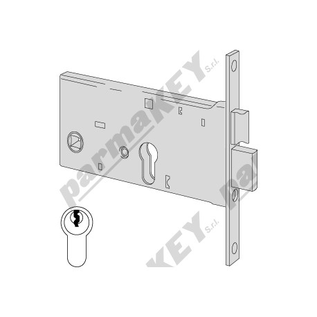 Serrature da infilare CISA 44360-80