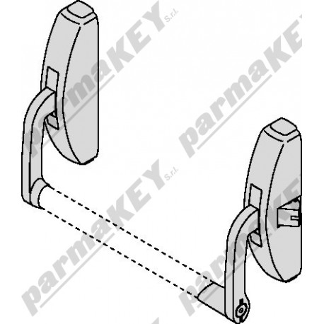 Maniglione antipanico da applicare CISA 59301-10