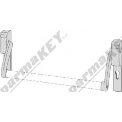 Maniglione antipanico da applicare CISA 59615-00