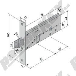 Serrature da infilare WELKA WE130-9902