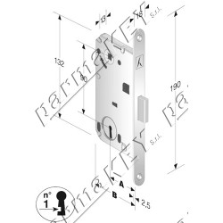 Serrature da infilare BONAITI SERRATURE 0381122