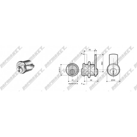 Serratura per mobile  universale PREFER 034818
