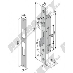 Serrature da infilare WELKA WE213-3010