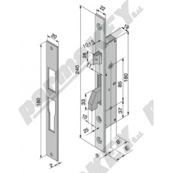 Serrature da infilare WELKA WE214-2510