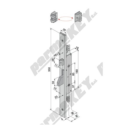 Serrature da infilare WELKA WE260-3010