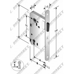 Serrature da infilare BONAITI SERRATURE 0381116